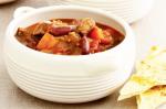 Canadian Chilli Con Carne With Spiced Pita Chips Recipe Appetizer