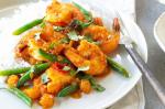 Canadian Sweet and Sour Prawns With Green Beans Recipe Drink