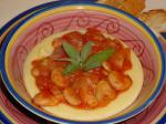 Polenta Fingers With Beans and Tomatoes 1 recipe
