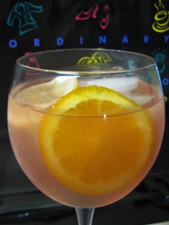 Italian Pink Sangria Drink