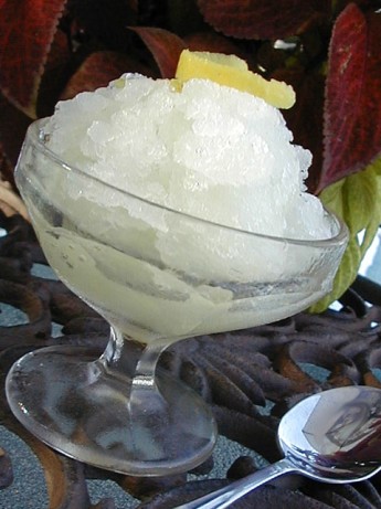 Italian Italian Lemon Ice granita Dessert