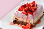 American Grownup Neapolitan Icecream Cake Recipe Dessert