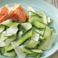 American Salmon and Noodle Salad Appetizer