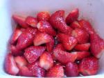 American Strawberries Marsala Dessert