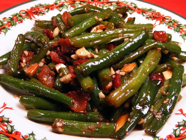 British Baconalmond Green Beans Dinner