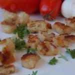 Canadian Croutons with Butter Appetizer