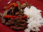 American Gingerlime Beef Stirfry Appetizer