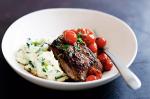 Australian Panfried Lamb And Tomatoes With Parsnip Mash Recipe Dinner