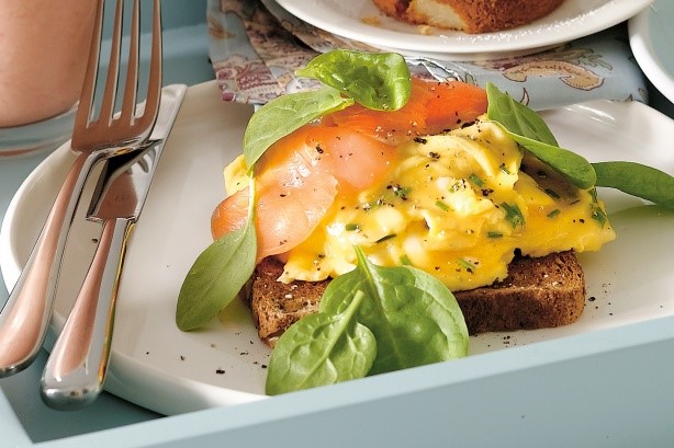 Canadian Scrambled Eggs With Smoked Salmon Recipe 2 Appetizer