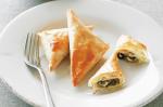 Canadian Lamb Spinach And Feta Triangles Recipe Appetizer