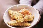 Parmesan Chicken Strips With Capsicum Dip Recipe recipe