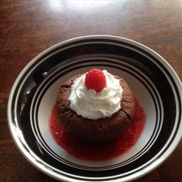 Australian Molton Chocolate Lava Cake Dessert