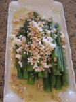 American Honeylime Asparagus with Goat Cheese Breakfast