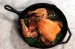 Australian Splayed Roast Chicken With Caramelized Ramps Recipe Dinner