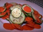 American Herbed Carrot and Zucchini Appetizer