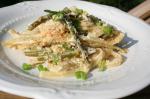 American Fettuccine With Asparagus Lemon Pine Nuts  Mascarpone Dinner