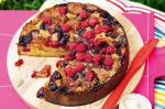 Australian Almond And Summer Fruit Picnic Cake Recipe Dessert