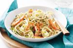 Australian Zucchini and Prawn Linguine With Chilligarlic Croutons Recipe Appetizer