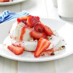 American Strawberryhazelnut Meringue Shortcakes Dessert