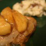 Australian Sarah s Favorite Pork Chops and Cinnamon Apples BBQ Grill