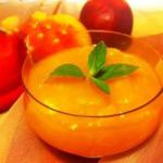 Jam Peach with Fructose recipe