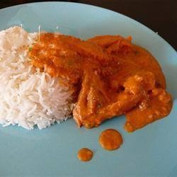 Indian Chicken Indian Sauce Dinner