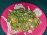 American Pasta With Fava Beans and Lemon Sauce Dinner