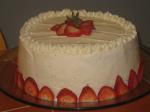 American Mary or Franciss Strawberry Party Cake Dessert