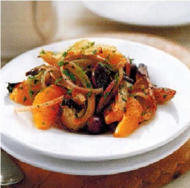 Canadian Roasted Fennel And Orange Salad Appetizer