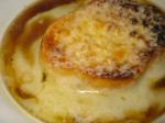 French French Onion Soup With Beer Appetizer