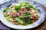 Cambodian Kaffir Lime And Pepper Marinated Beef Salad Recipe Appetizer