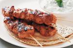 Tandoori Chicken Skewers With Raita Recipe recipe