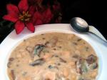 American Creamy Chicken Alfredo Chowder Dinner