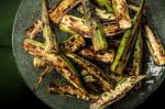French Charred Okra with Bacon Jam Recipe Dessert