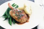 American Redcurrant And Rosemary Pork Cutlets Recipe Dinner