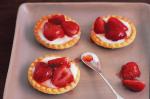 American Warm Strawberry Tarts Recipe Dessert