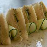 British Cucumber Sandwiches for Tea Appetizer