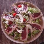 British Smoked Duck Salad with Walnuts and Parmesan Appetizer