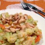 British Stamppot with Leek and Nuts Appetizer