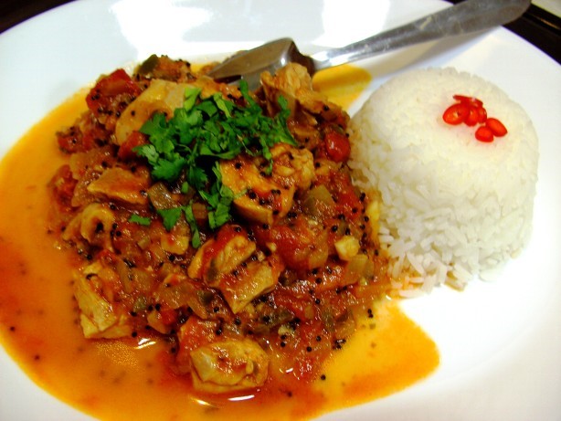 Sri Lankan Tamarind Chili Chicken Dinner