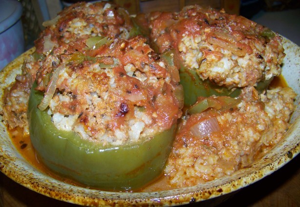 Italian Italian Stuffed Bell Peppers plus a Meatloaf Dinner