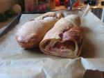 Italian Calzone With Ham Salami Cheese Appetizer