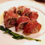 American Roulades of Sole and Ham Stuffed with Pine Nuts Dinner