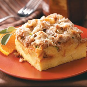 Italian Savory Italian Sausage Strata Appetizer