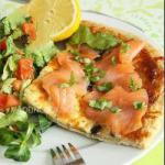 Italian Pizza with Salmon Dinner