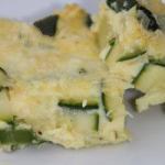 American Flan of Courgettes for Two Appetizer