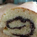 American Rolled Cake with Chocolate Dessert