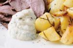 American Bread Sauce With Mint Recipe Appetizer