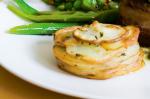 American Individual Pommes Anna Recipe Appetizer
