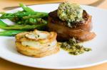 American Prosciuttowrapped Beef Fillet With Tarragon Butter Recipe Appetizer